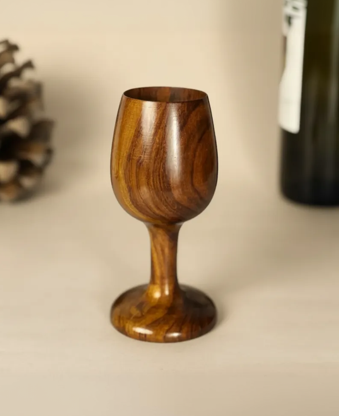 this is the beautiful and best handcrafted wooden wine glass, best handcrafted wine giblet for wine lovers. Buy world's best handcrafted wine glass or wine goblet on www.agrrro.com. This is the best way to enjoy wine your loved ones.
