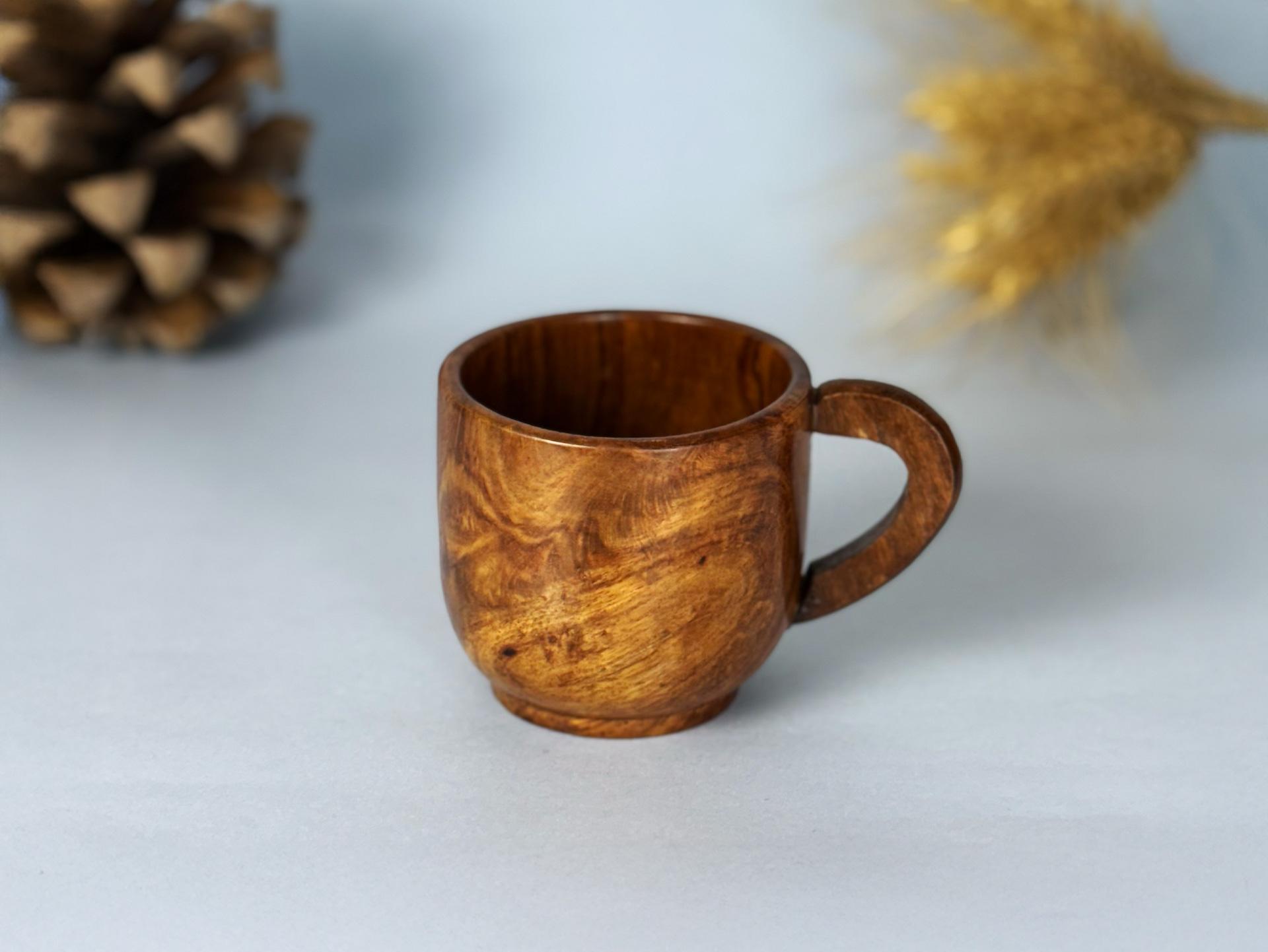 this is the best and beautiful handcrafted wooden coffee mug made of eco friendly wood to drink coffee for coffee lovers. Buy world's best handcrafted wooden coffee mug from www.agrrro.com.