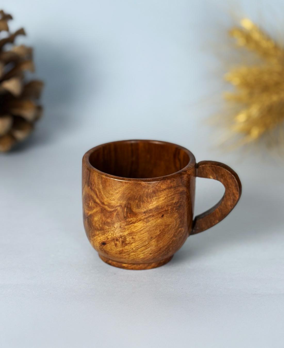 this is the best and beautiful handcrafted wooden coffee mug made of eco friendly wood to drink coffee for coffee lovers. Buy world's best handcrafted wooden coffee mug from www.agrrro.com.